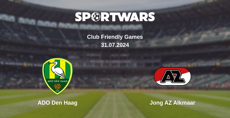 Where to watch the match ADO Den Haag - Jong AZ Alkmaar