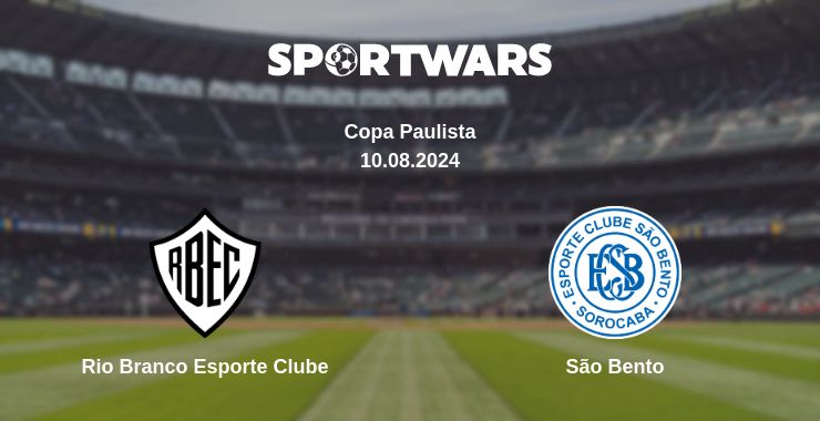 Where to watch the match Rio Branco Esporte Clube - São Bento