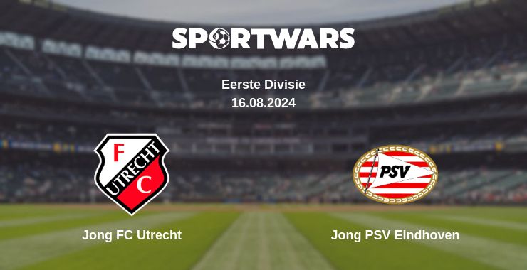 Where to watch the match Jong FC Utrecht - Jong PSV Eindhoven