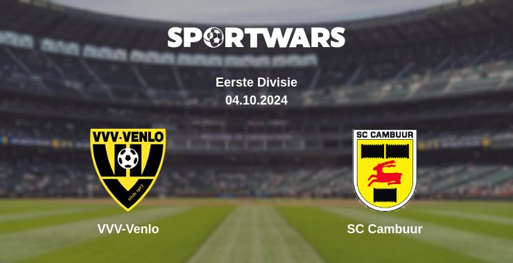 Where to watch the match VVV-Venlo - SC Cambuur