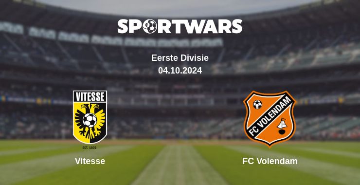 Where to watch the match Vitesse - FC Volendam