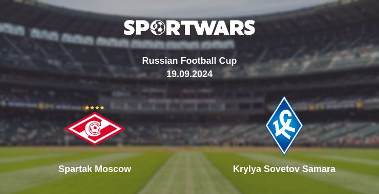 Where to watch the match Spartak Moscow - Krylya Sovetov Samara