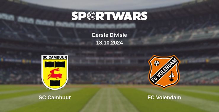 Where to watch the match SC Cambuur - FC Volendam