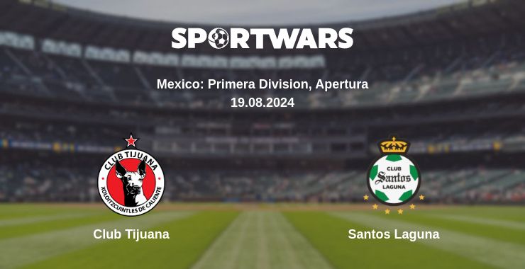 Where to watch the match Club Tijuana - Santos Laguna