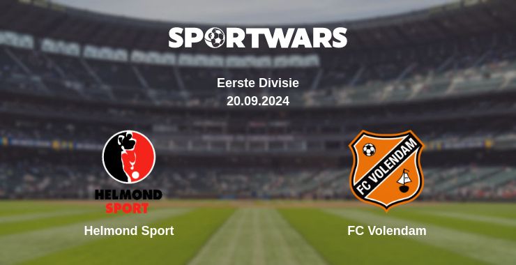 Where to watch the match Helmond Sport - FC Volendam