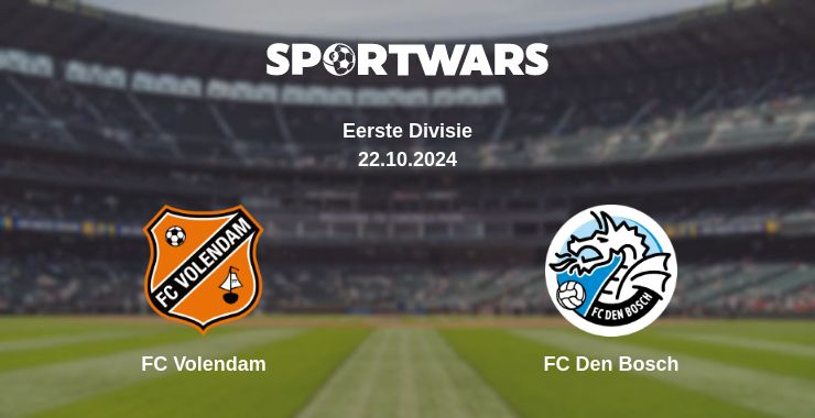 Where to watch the match FC Volendam - FC Den Bosch