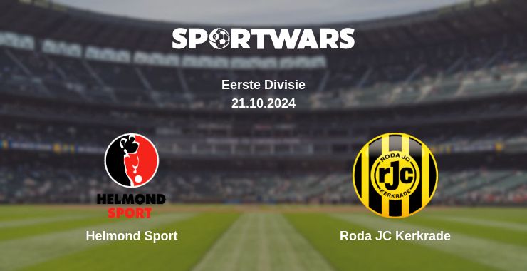 Where to watch the match Helmond Sport - Roda JC Kerkrade