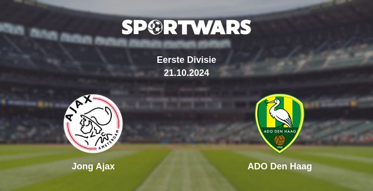 Where to watch the match Jong Ajax - ADO Den Haag