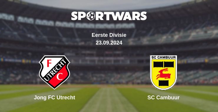 Where to watch the match Jong FC Utrecht - SC Cambuur