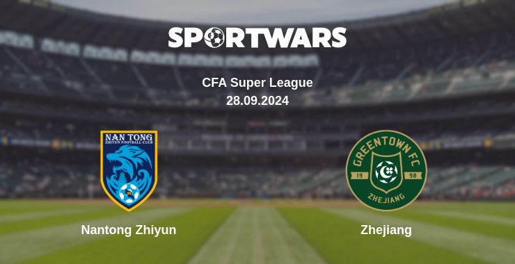 Where to watch the match Nantong Zhiyun - Zhejiang