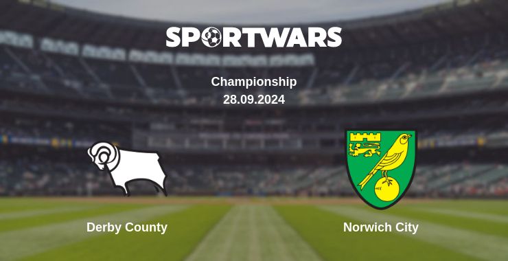 Where to watch the match Derby County - Norwich City