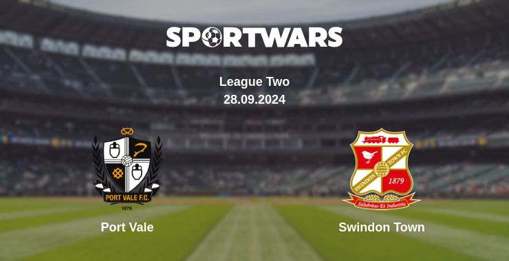 Where to watch the match Port Vale - Swindon Town