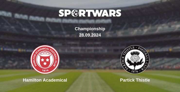 Where to watch the match Hamilton Academical - Partick Thistle