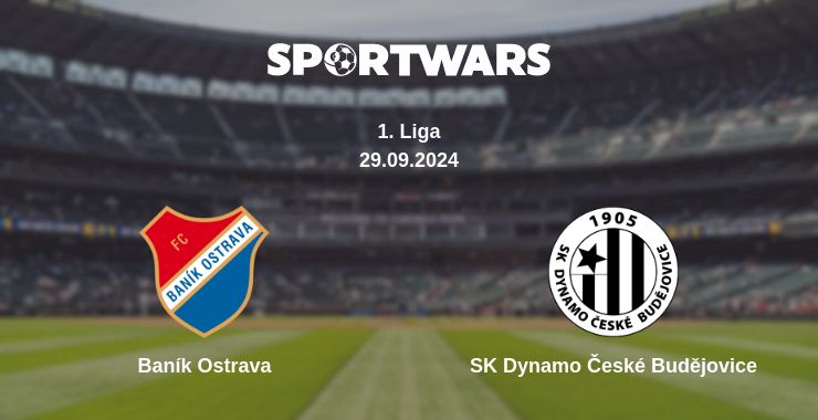 Where to watch the match Baník Ostrava - SK Dynamo České Budějovice