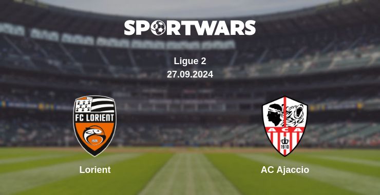 Where to watch the match Lorient - AC Ajaccio