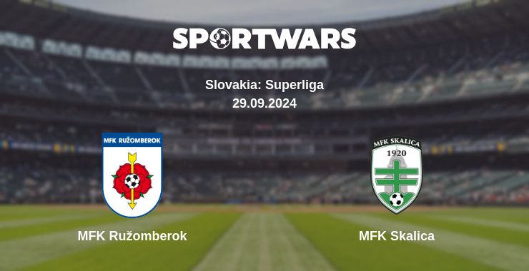 Where to watch the match MFK Ružomberok - MFK Skalica