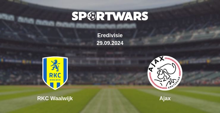 Where to watch the match RKC Waalwijk - Ajax