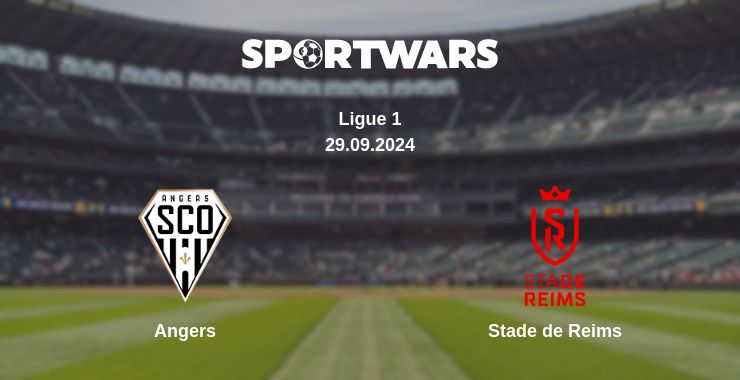 Where to watch the match Angers - Stade de Reims