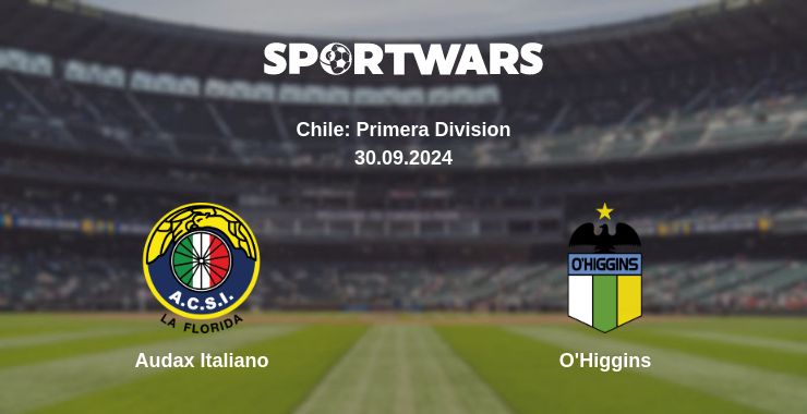 Where to watch the match Audax Italiano - O'Higgins