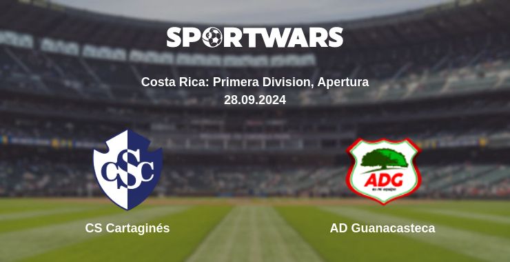 Where to watch the match CS Cartaginés - AD Guanacasteca