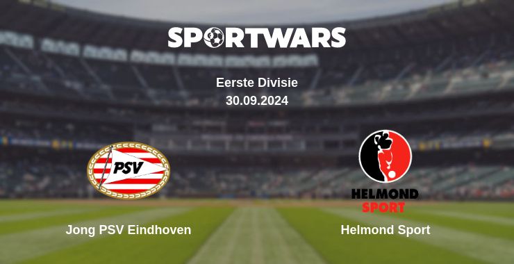 Where to watch the match Jong PSV Eindhoven - Helmond Sport