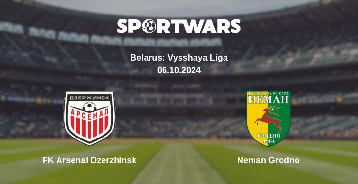 Where to watch the match FK Arsenal Dzerzhinsk - Neman Grodno