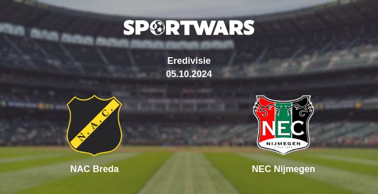 Where to watch the match NAC Breda - NEC Nijmegen