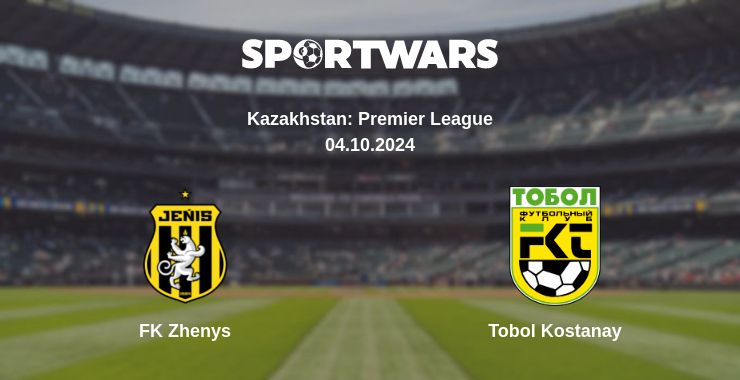 Where to watch the match FK Zhenys - Tobol Kostanay