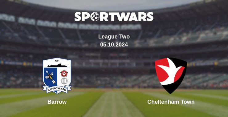 Where to watch the match Barrow - Cheltenham Town