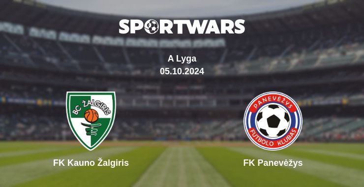 Where to watch the match FK Kauno Žalgiris - FK Panevėžys