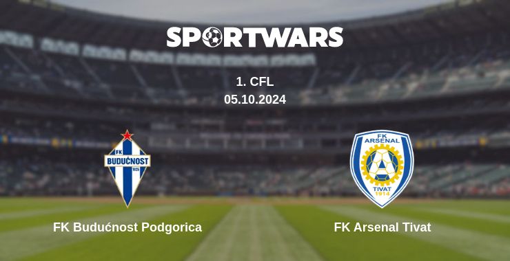 Where to watch the match FK Budućnost Podgorica - FK Arsenal Tivat