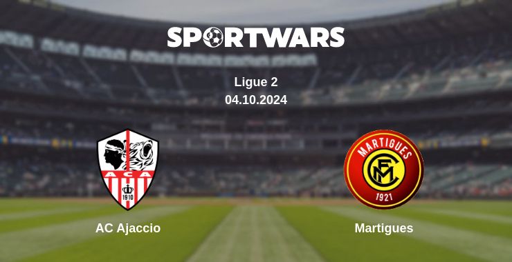 Where to watch the match AC Ajaccio - Martigues