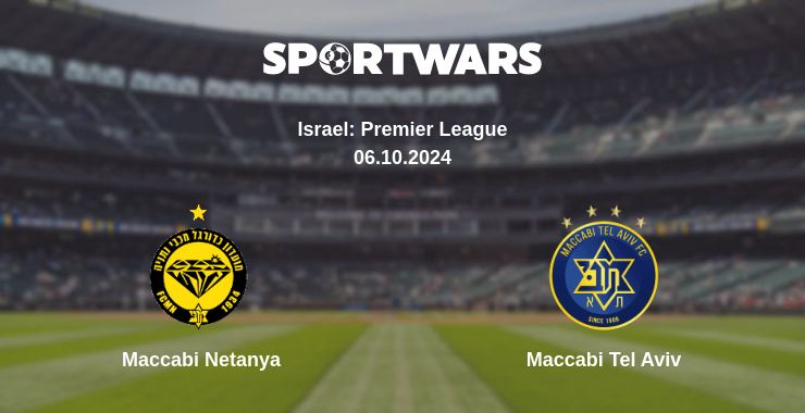 Where to watch the match Maccabi Netanya - Maccabi Tel Aviv