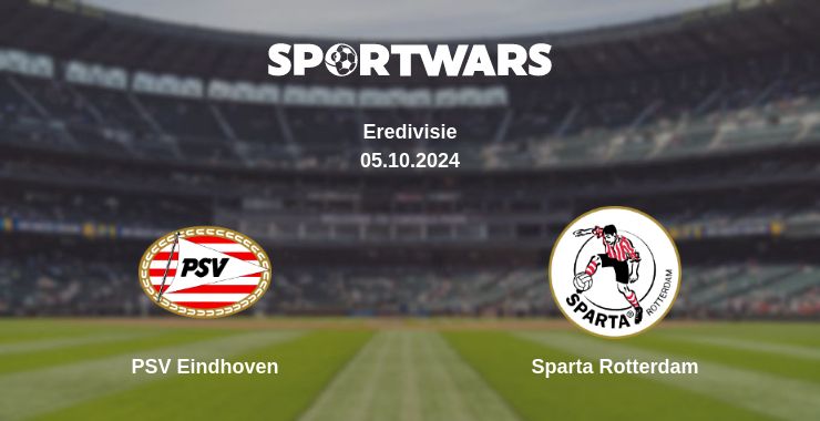 Where to watch the match PSV Eindhoven - Sparta Rotterdam