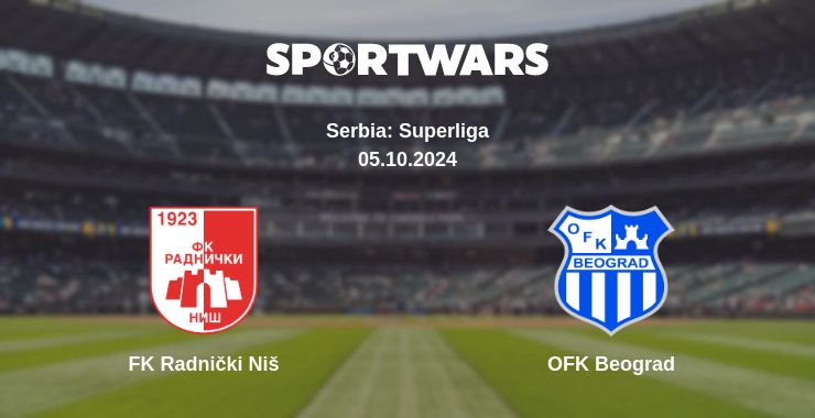 Where to watch the match FK Radnički Niš - OFK Beograd