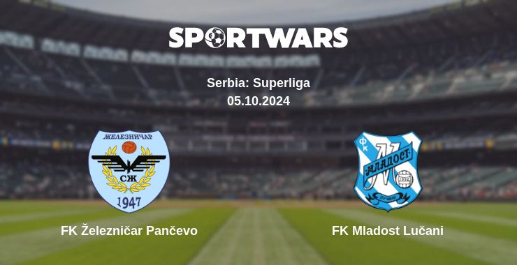 Where to watch the match FK Železničar Pančevo - FK Mladost Lučani