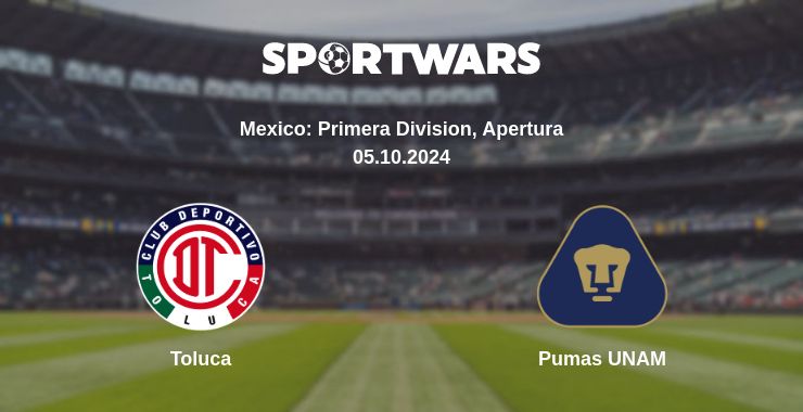 Where to watch the match Toluca - Pumas UNAM