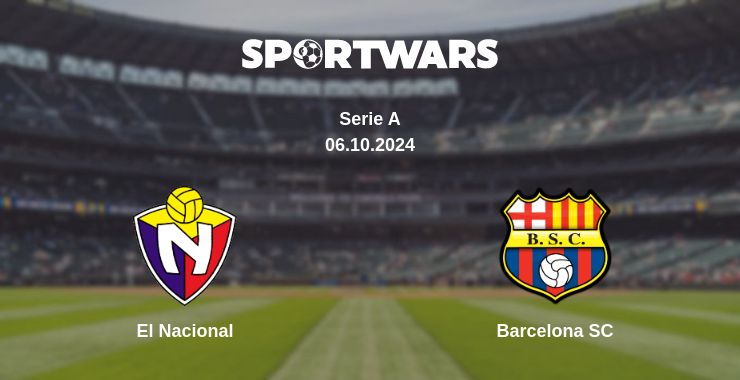 Where to watch the match El Nacional - Barcelona SC