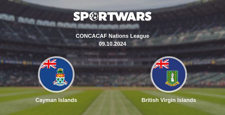 Where to watch the match Cayman Islands - British Virgin Islands