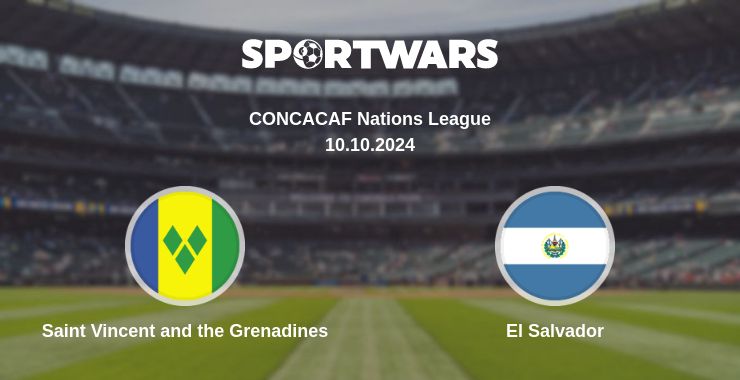 Where to watch the match Saint Vincent and the Grenadines - El Salvador