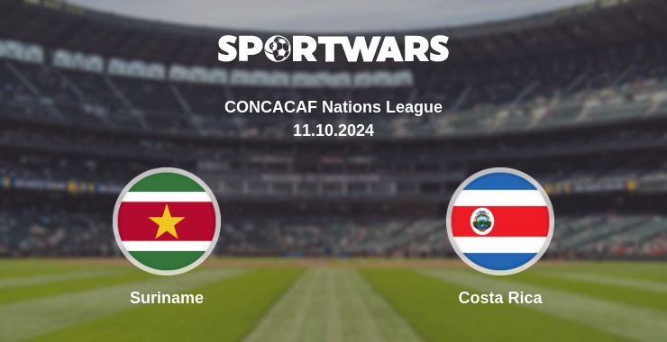 Where to watch the match Suriname - Costa Rica