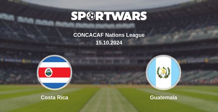 Where to watch the match Costa Rica - Guatemala