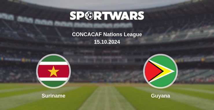 Where to watch the match Suriname - Guyana