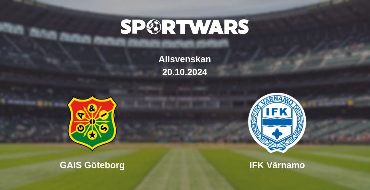 Where to watch the match GAIS Göteborg - IFK Värnamo