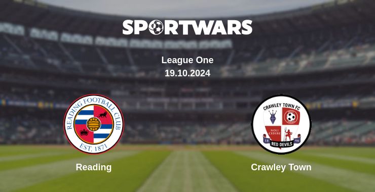 Where to watch the match Reading - Crawley Town