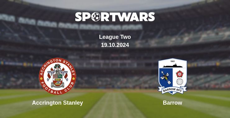 Where to watch the match Accrington Stanley - Barrow