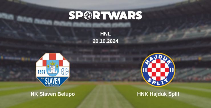 Where to watch the match NK Slaven Belupo - HNK Hajduk Split