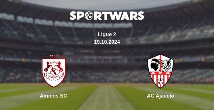 Where to watch the match Amiens SC - AC Ajaccio