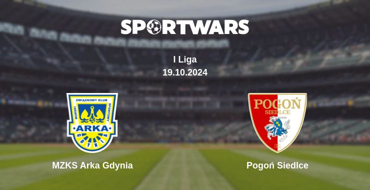 Where to watch the match MZKS Arka Gdynia - Pogoń Siedlce