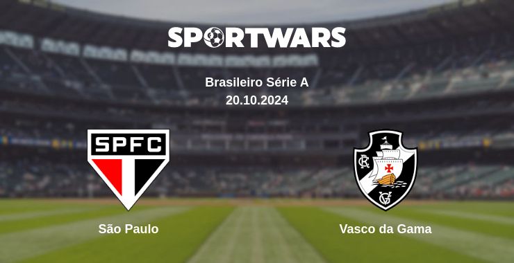 Where to watch the match São Paulo - Vasco da Gama